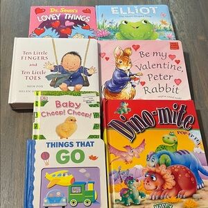 CHILDREN’S BOARD BOOKS SET OF 7 new kids books learning #87